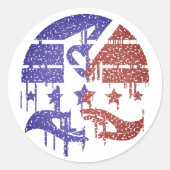 Einheit inmitten von Unterschieden Runder Aufkleber (Vorderseite)