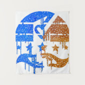 Einheit inmitten von Unterschieden Wandteppich (Vorderseite)