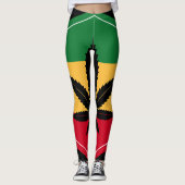 Einheit ist Frieden Leggings (Vorderseite)