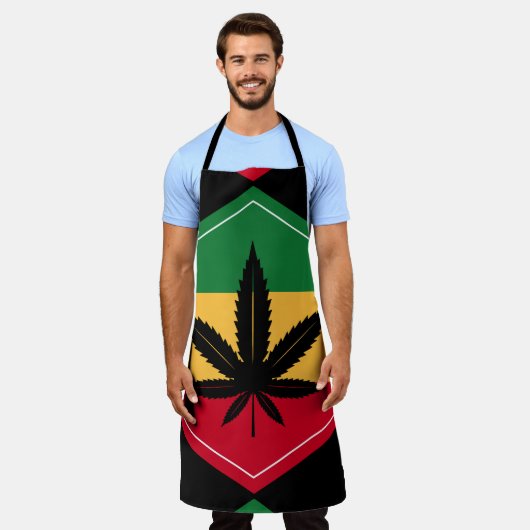 Einheit ist Frieden Schürze (Getragen)