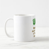 Einheit ist Vision - Einheitssatz Kaffeetasse (Links)