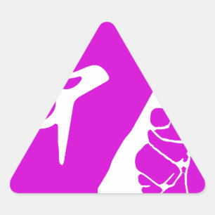 Einheit, Liebe und Frieden, Zusammengehörigkeit_ Dreieckiger Aufkleber