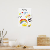 Einheit Quaker Poster (Küche)