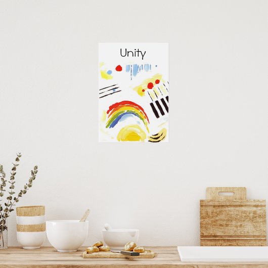 Einheit Quaker Poster (Küche)