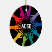 Einheit - Teamwork - SRF Keramik Ornament (Rechts)