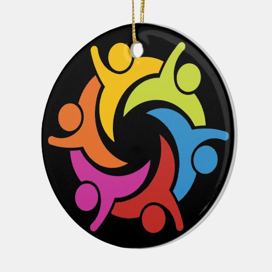 Einheit - Teamwork - SRF Keramikornament (Links)