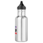 Einheit über Division - Stolz lgbtq lgbt Edelstahlflasche (Rechts)