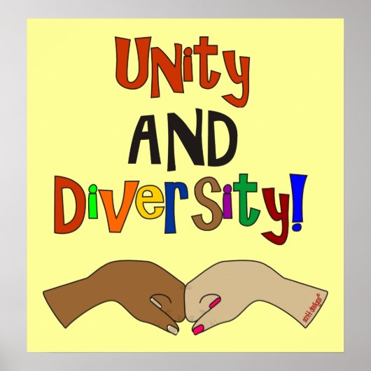 EINHEIT UND DIVERSITY POSTER (Vorne)