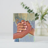 Einheit und Hoffnung_ Postkarte (Stehend Vorderseite)
