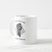 Einheit und Stärke Inspirierend Kaffeetasse (Vorderseite Links)