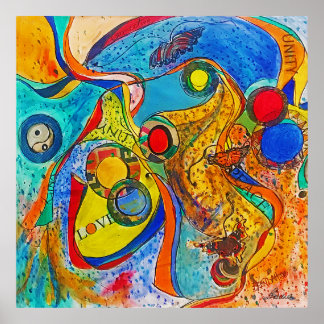 Einheit von B. Kendall Poster