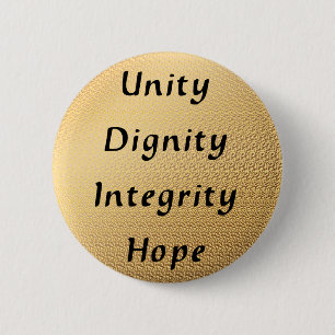 Einheit Würde Integrität Hoffnung Button