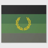 Einheitliche Militärflagge Geschenkpapier (Flach)