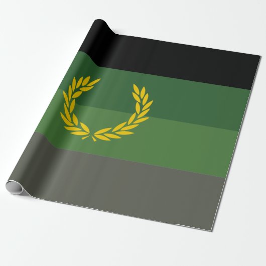 Einheitliche Militärflagge Geschenkpapier (Ungerollt)