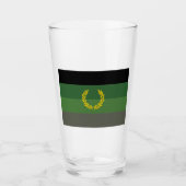 Einheitliche Militärflagge Glas (Vorderseite)