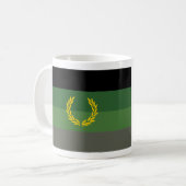 Einheitliche Militärflagge Kaffeetasse (Vorderseite Links)