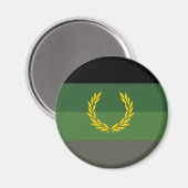 Einheitliche Militärflagge Magnet (Vorderseite/Rückseite)