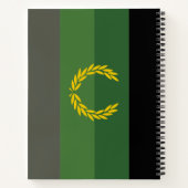 Einheitliche Militärflagge Notizblock (Rückseite)