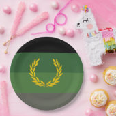 Einheitliche Militärflagge Pappteller (Party)
