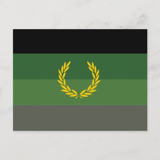 Einheitliche Militärflagge Postkarte (Vorderseite)