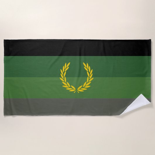 Einheitliche Militärflagge Strandtuch (Vorderseite)