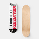 EINHEITLICHE REBELUTION Skateboard (Vorderseite)