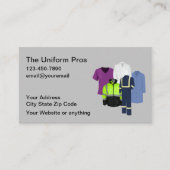 Einheitliche Visitenkarten für Lieferanten Visitenkarte (Vorderseite)