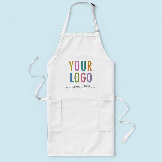 Einheitliche Werbung für Logos für Unternehmen mit Lange Schürze