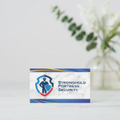 Einheitlicher Sicherheitsschutz Visitenkarte (Stehend Vorderseite)