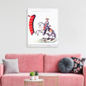 Einheitlichkeit der Freiwilligen Leinwanddruck (Insitu (Wohnzimmer))