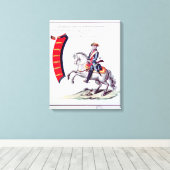 Einheitlichkeit der Freiwilligen Leinwanddruck (Insitu (Holzboden))