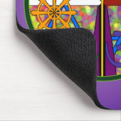 Einheits-Angelegenheiten-Symbole Mousepad (Ecke)