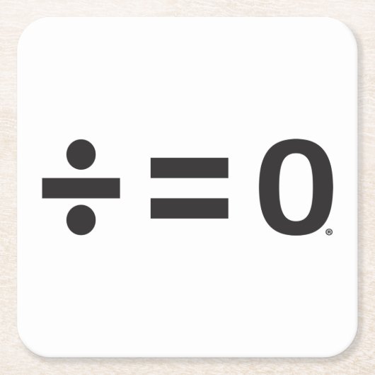 Einheits-Symbol-Quadrat-Untersetzer Rechteckiger Pappuntersetzer (Vorderseite)