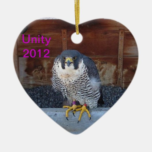 Einheits-Verzierung 2012 Keramikornament (Vorne)