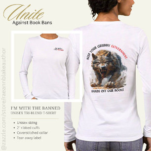 Einheitsbewegung Gegen Bücherverbote Langarm-Tri-B Tri-Blend Shirt