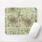 Einheitsstädte in England und Schottland Mousepad (Mit Mouse)