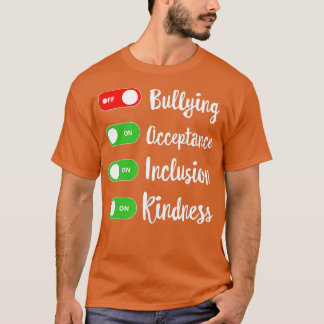 EINHEITSTAG ORANGE Keine Schikane Sei nett Orange T-Shirt