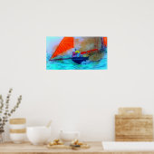 Einholung des Jib-Posters Poster (Küche)