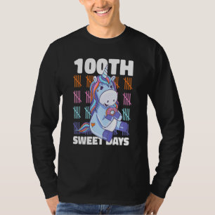 Einhorn 100 süße Tage für die Schule T-Shirt