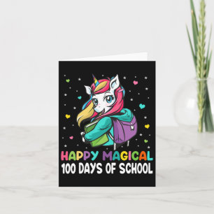 Einhorn 100 Tage glücklich magische 100 Tage der S Karte