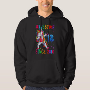 Einhorn 12. Geburtstagskleidung für Mädchen Phanta Hoodie