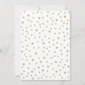 Einhorn 1. Geburtstag - Aquamarines Lila Rosa Einladung (Rückseite)