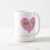 Einhorn 1. Geburtstag Rosa Kleines Mädchen Kaffeetasse (VorderseiteRechts)
