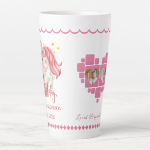 Einhorn 1. Geburtstag Rosa Kleines Mädchen  Milchtasse