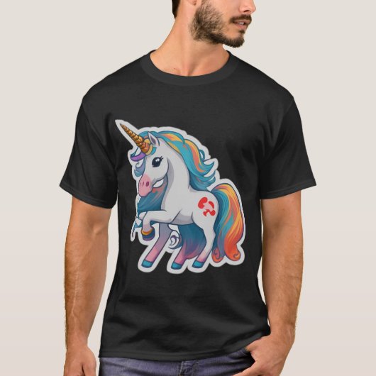 Einhorn (2) T-Shirt (Vorderseite)