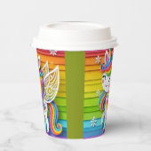 Einhorn 4 pappbecher (Links)