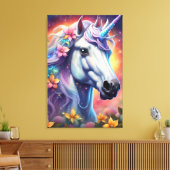 Einhorn 61 cm x 91,4 cm leinwanddruck (Insitu (Wohnzimmer))