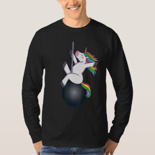 Einhorn-Abbruchbirne-Spruch T-Shirt