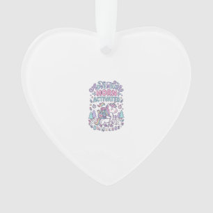 Einhorn-Abenteuer-Horn aktiviert süße Pastell-Graf Ornament