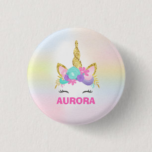 Einhorn-Abzeichen Einhorn-Geschenk Party Pin Pink Button